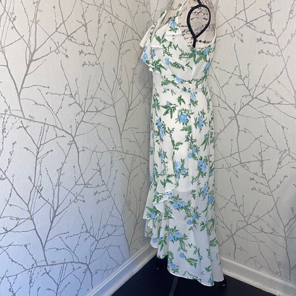 Disney Princess Juniors Floral Ruffle midi dress,‎ Size Medium - Picture 5 of 10